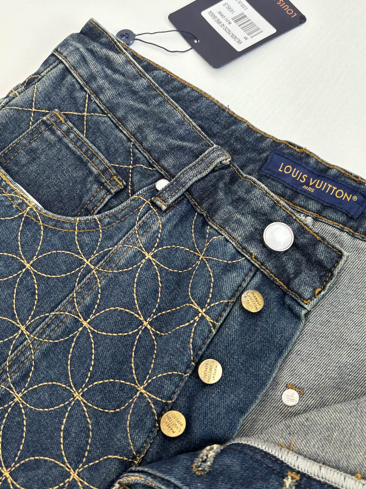 Louis Vuitton Unisex Jeans Size S-XL