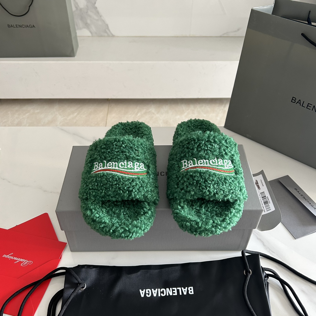Balenciaga 23FW New Winter Slippers Size 35-41
