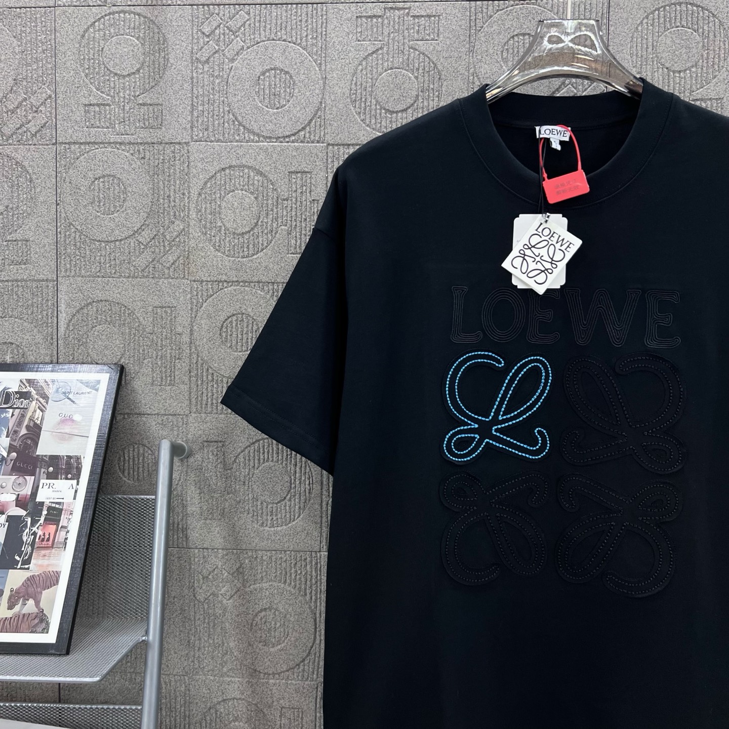 Loewe T Shirt  Embroider Logo Size XS-L