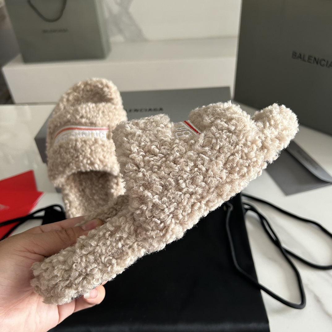 Balenciaga 23FW New Winter Slippers Size 35-41