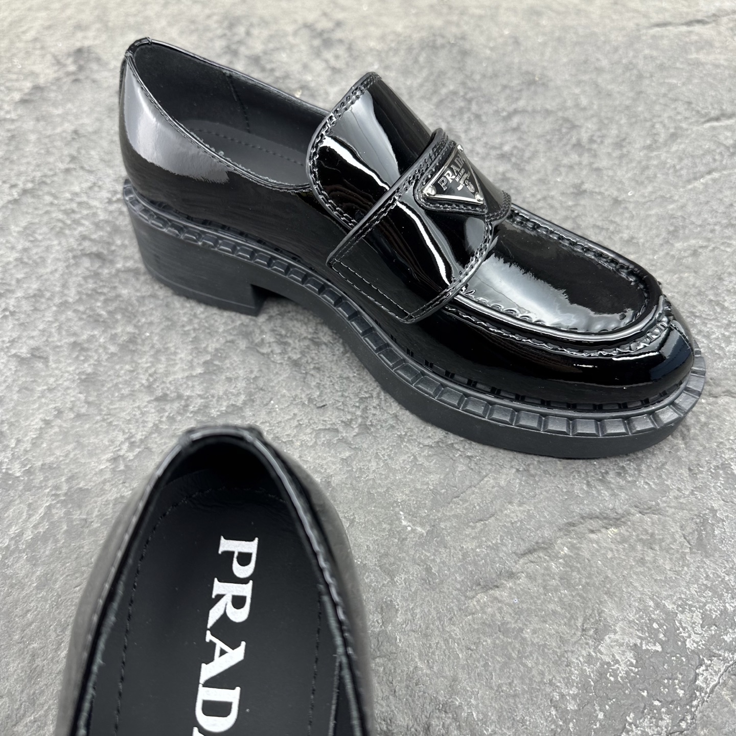 Prada Chocolate Loafers Size 36-46