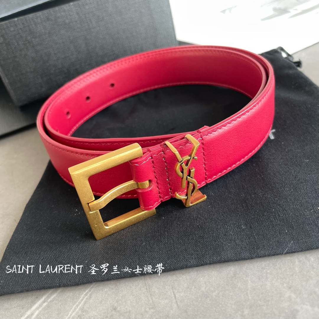 YSL Women Belt Width 3cm