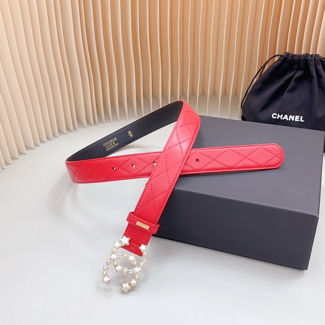 Chanel Women Belt Width 3cm