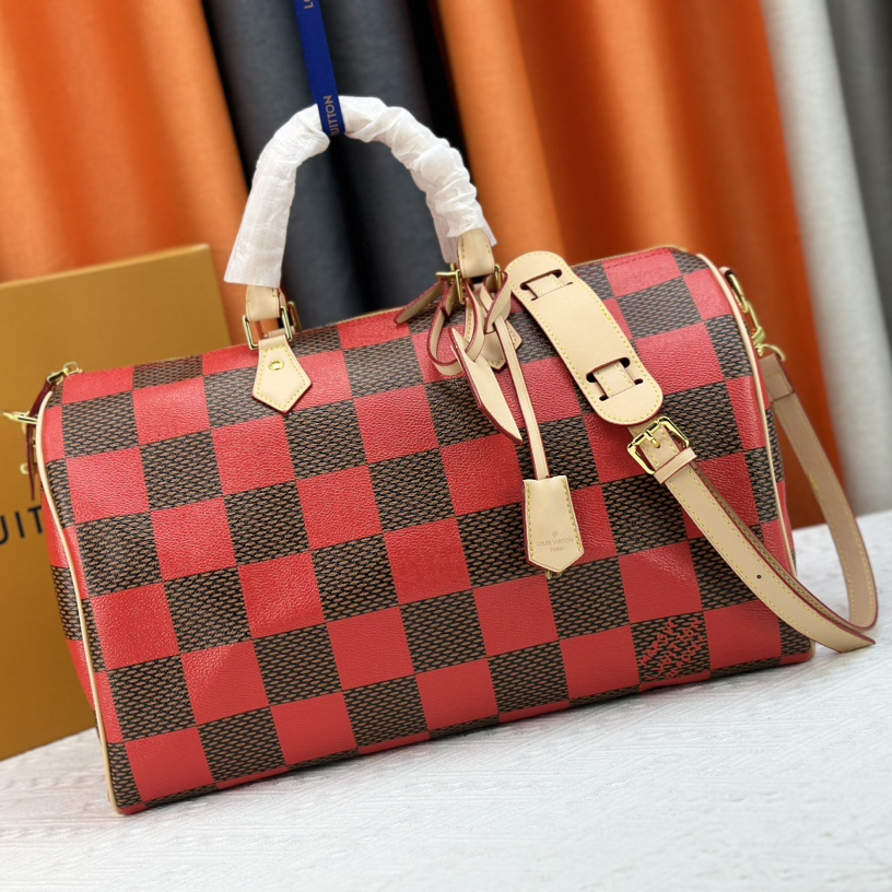 Louis Vuitton M24422 Speedy P9 Bandoulière 40 Monogram Leather Pharrell Williams Travel Bags Size 40*26*23cm
