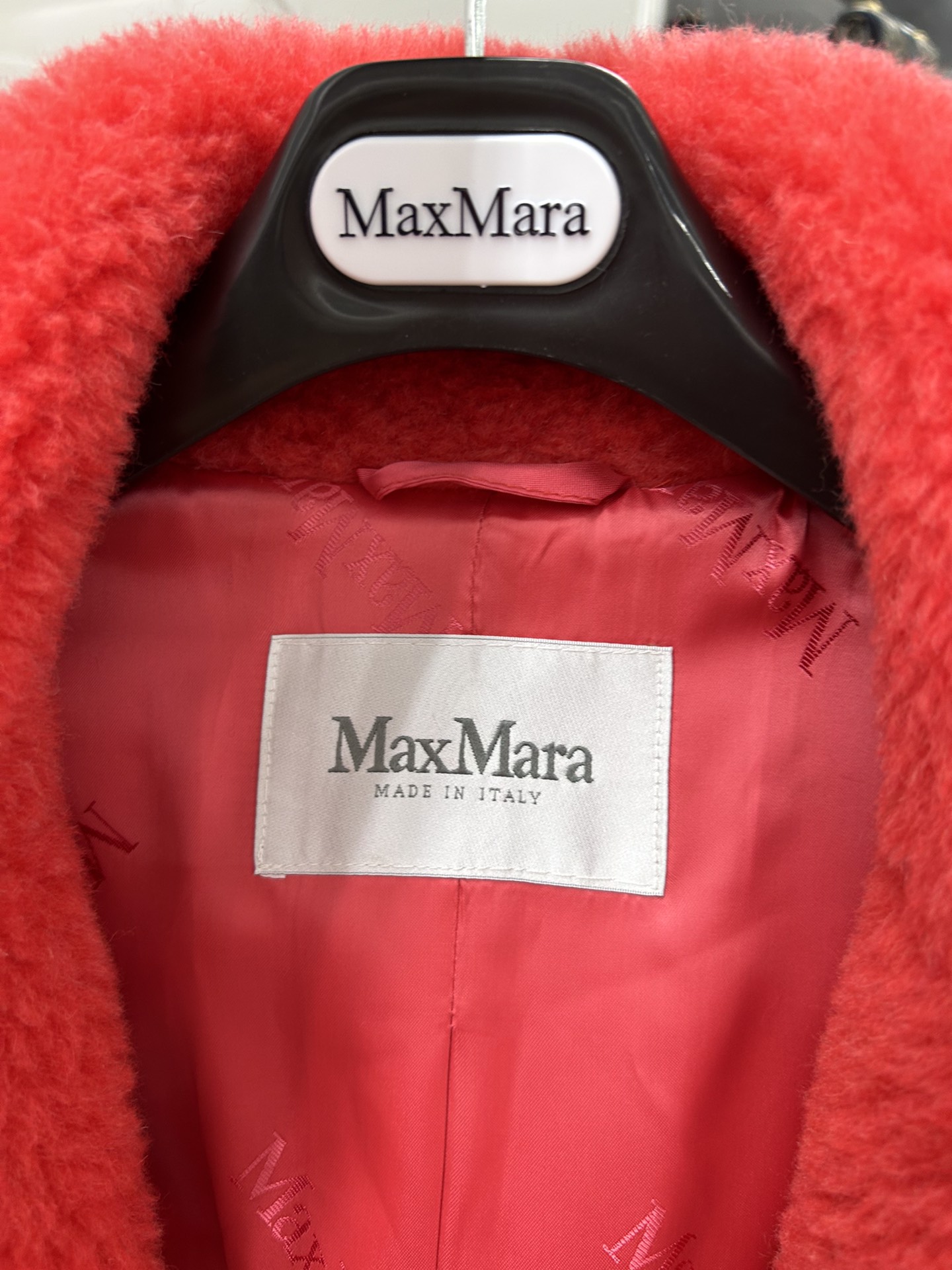 Max Mara Teddy fur long coat Size XS-M
