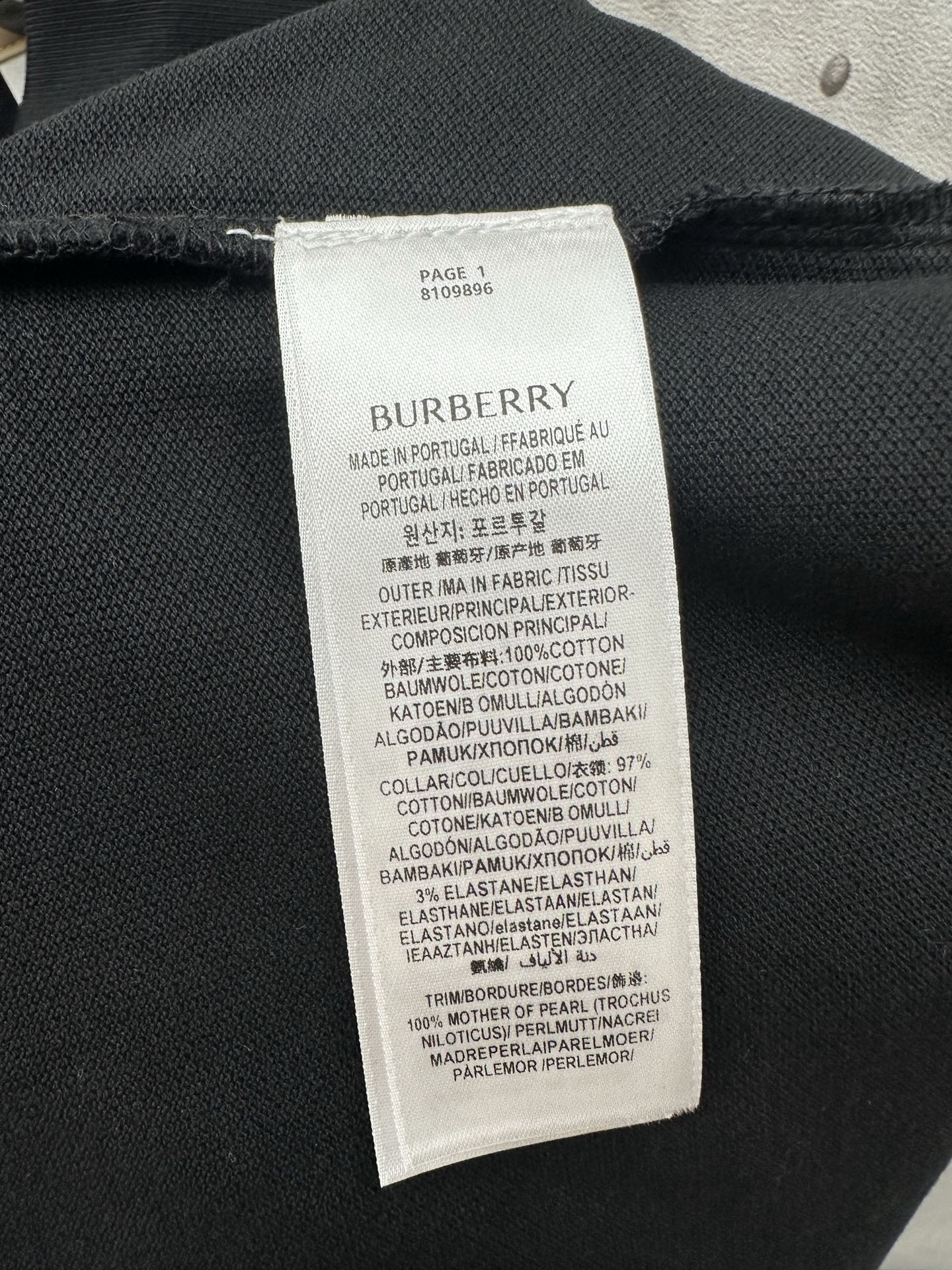 Burberry 2025ss New Polo Shirt Size S-XL