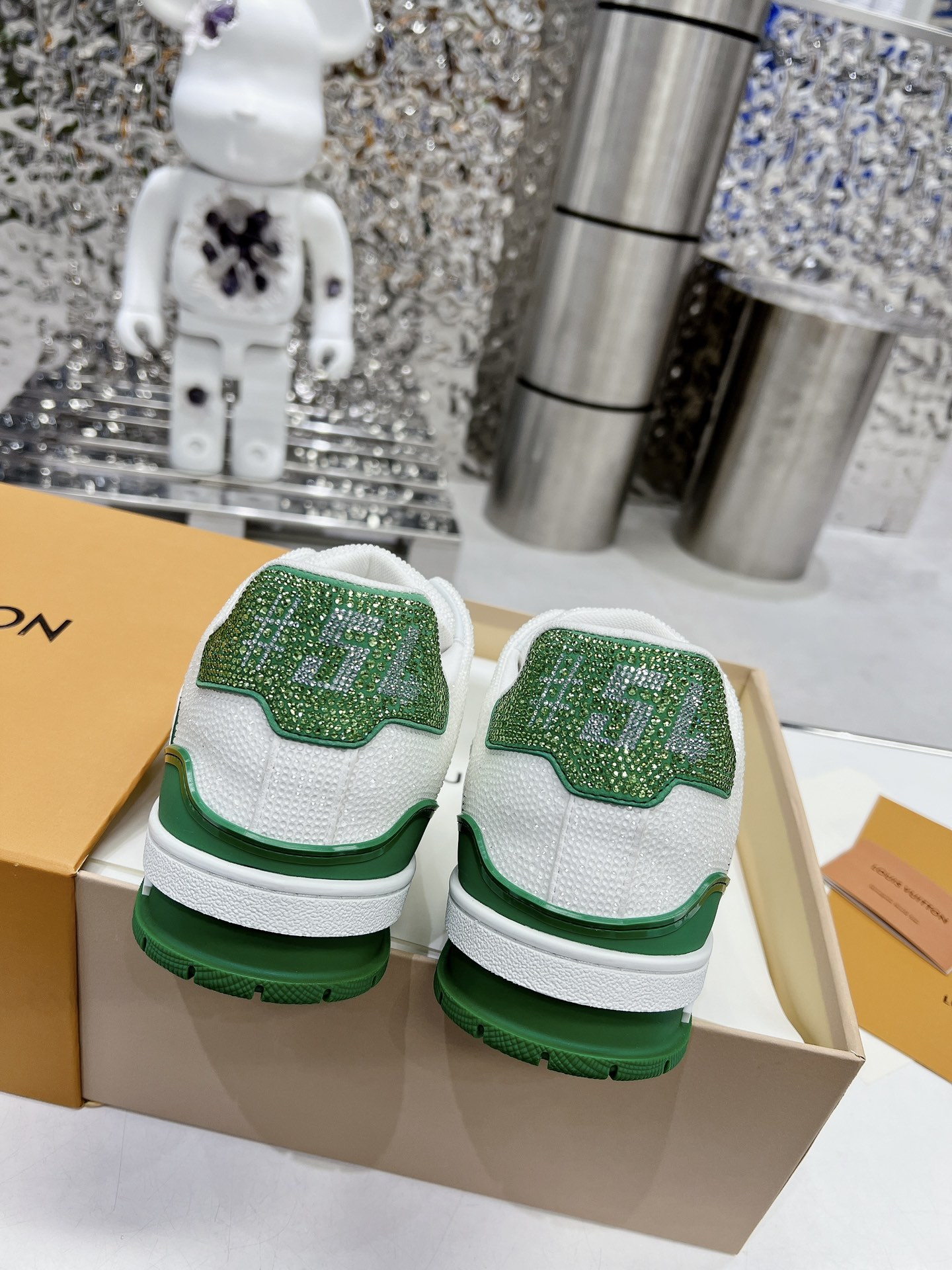 Louis Vuitton LV Trainer Diamond Sneaker Size 36-46