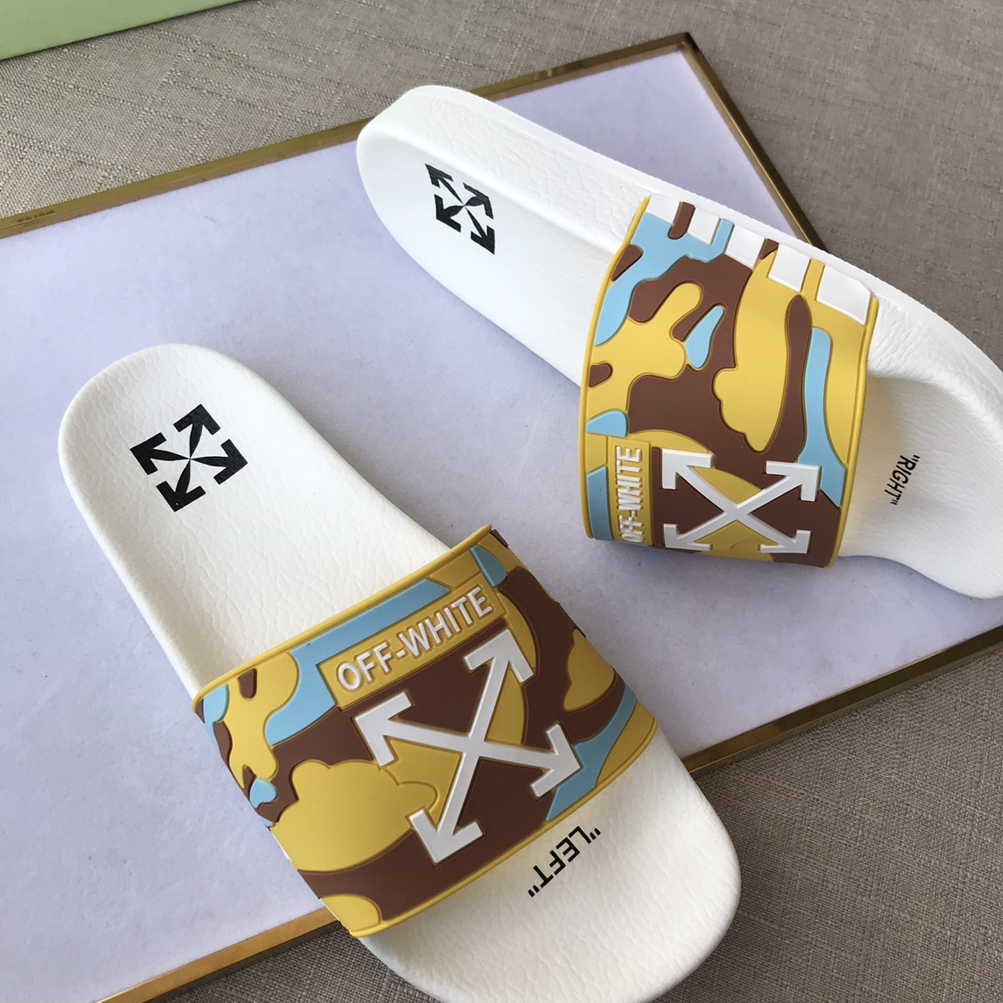 OFF White Mens Women Sandals Gr. 36-46