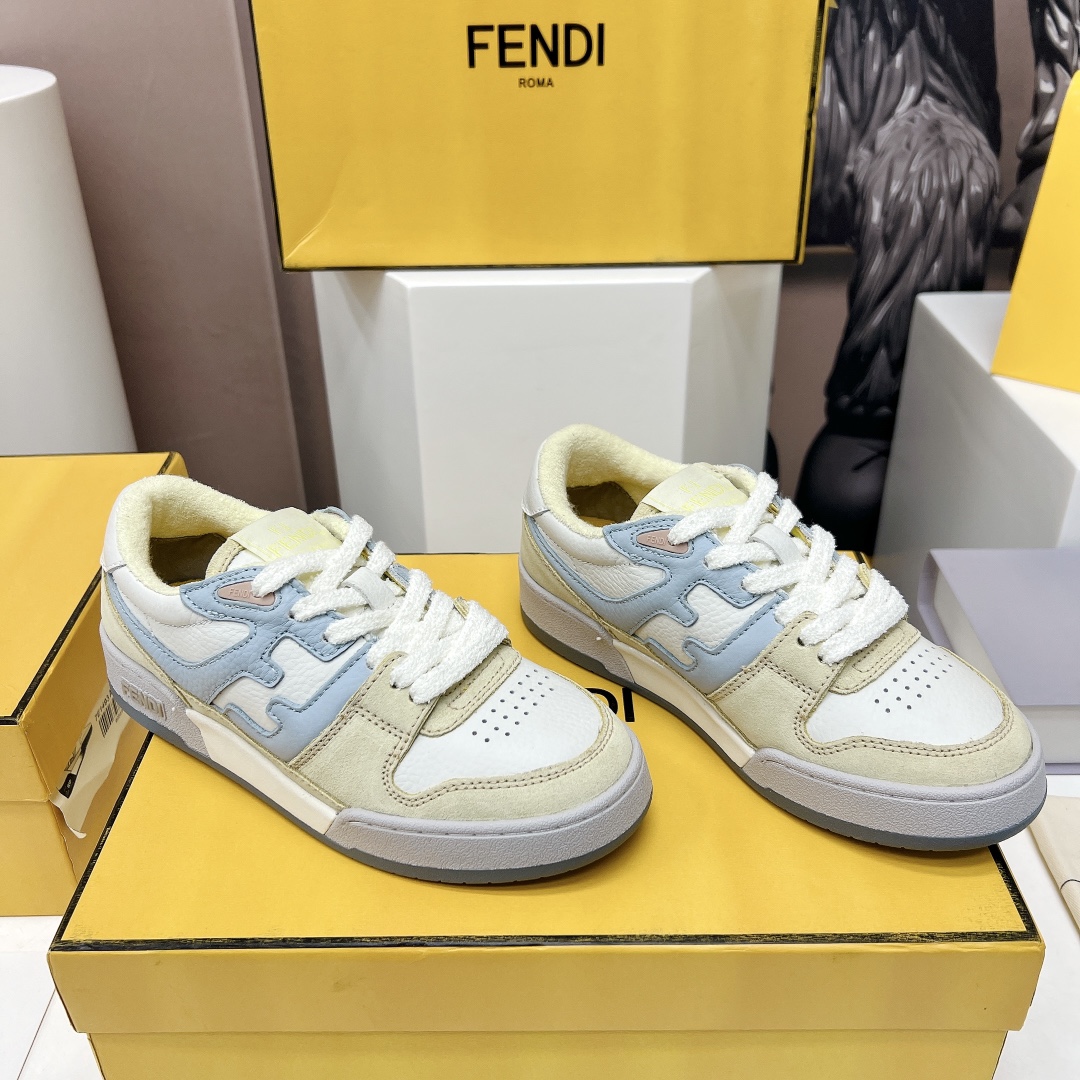 Fendi Match Low Top Sneaker Size 35-45  4-Color