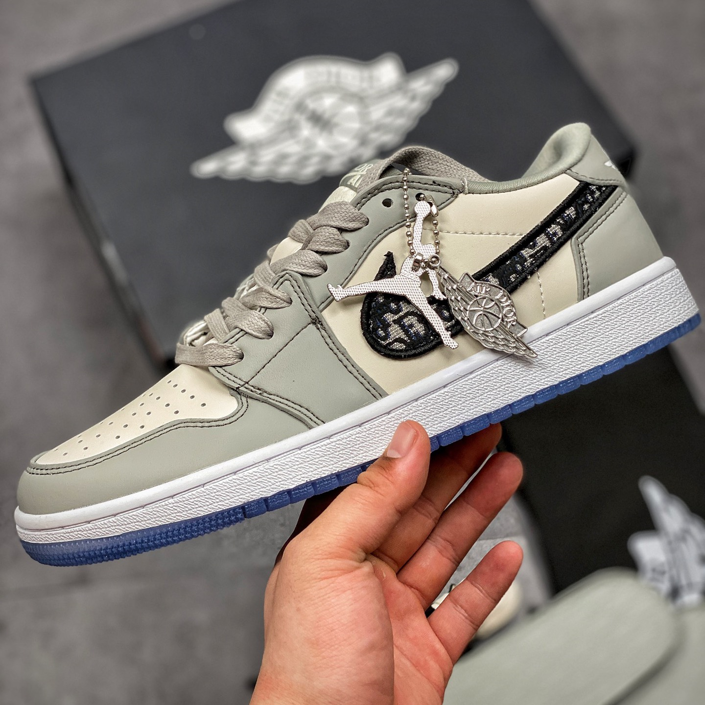 Nike Air Jordan 1 x Dior Sneaker Shoes Gr. 36-46