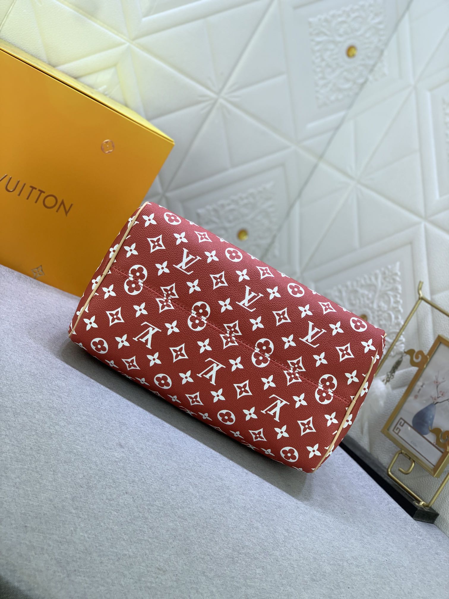 Louis Vuitton Speedy P9 Bandoulière 30 Monogram Leather Travel Bags Size 30*21*7cm