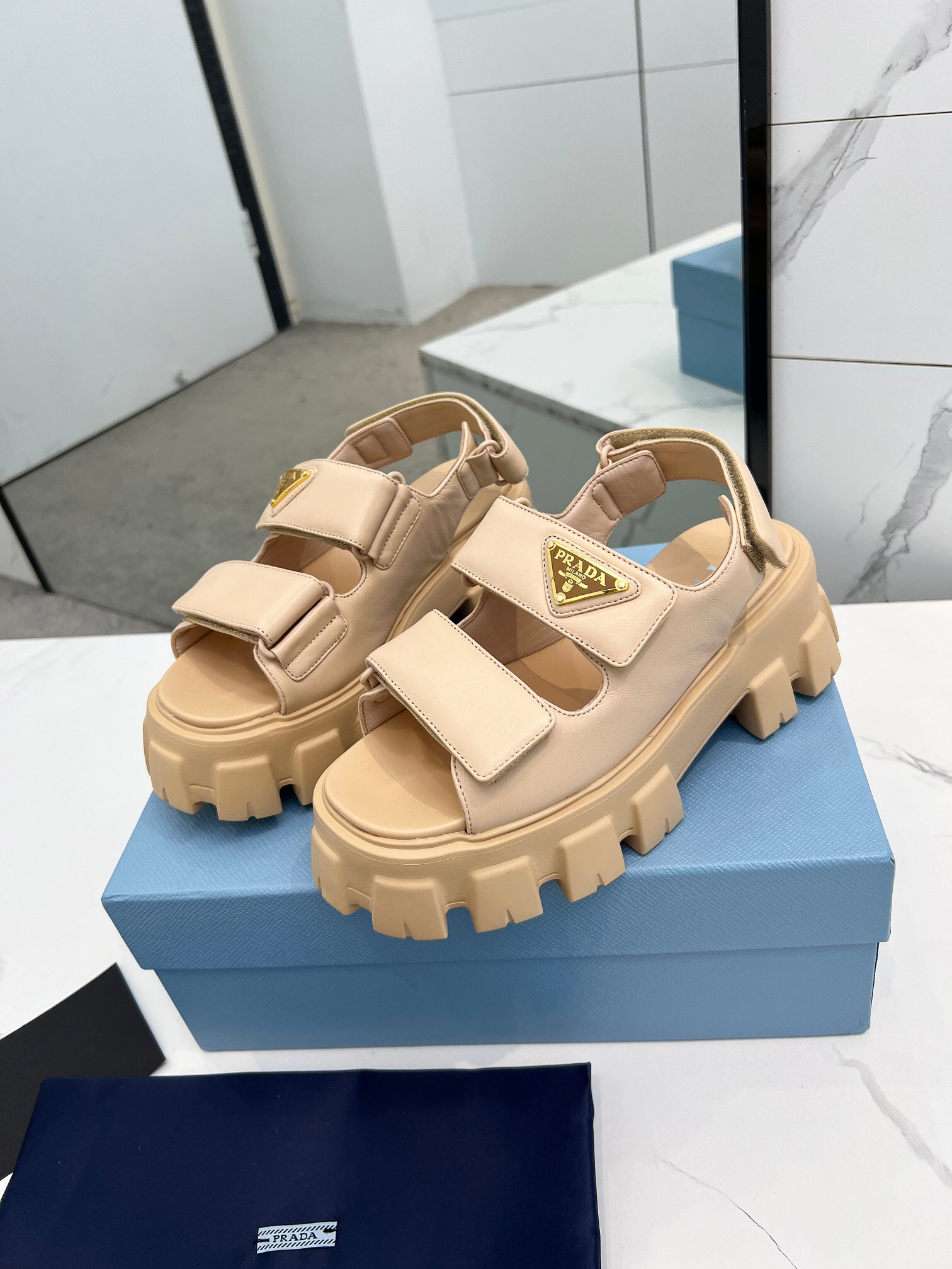 Prada 2024 New Monolith sandals Size 36-41