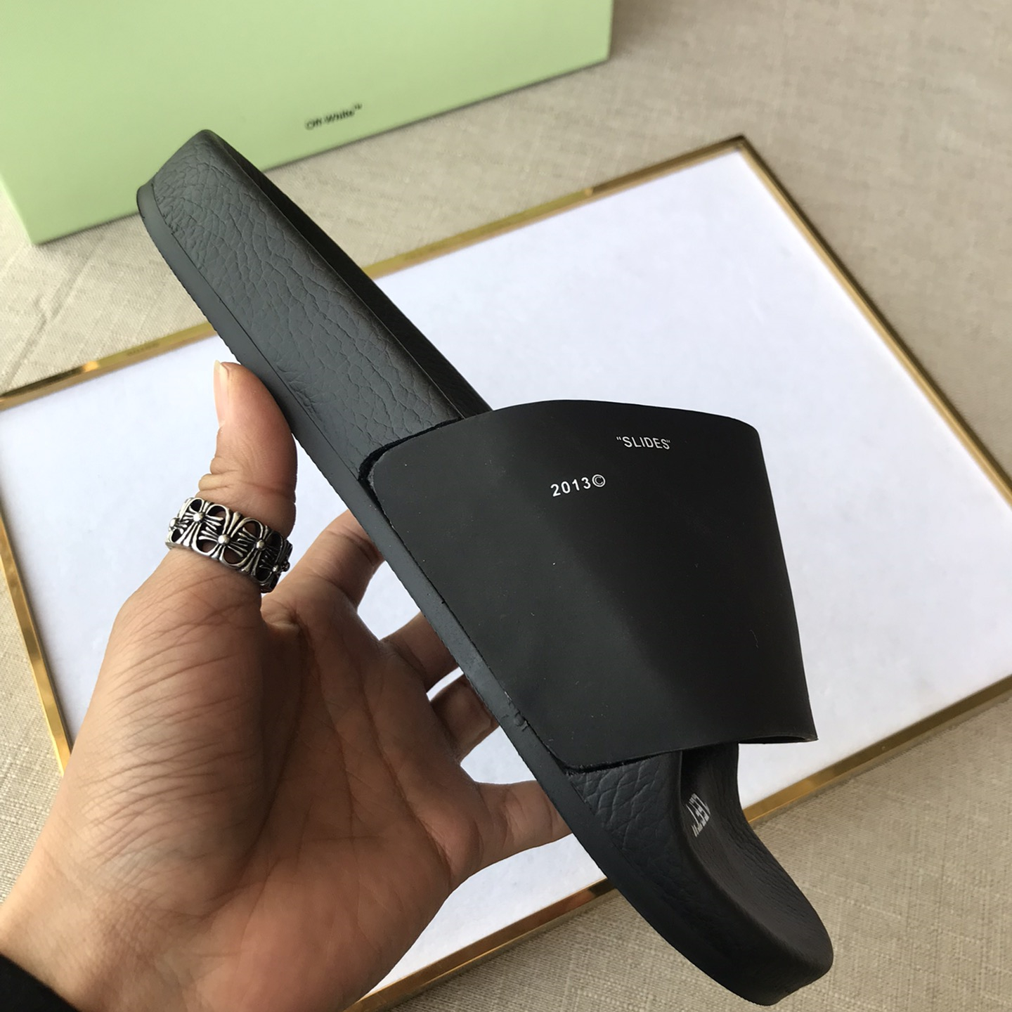 OFF White Mens Women Sandals Gr. 36-46