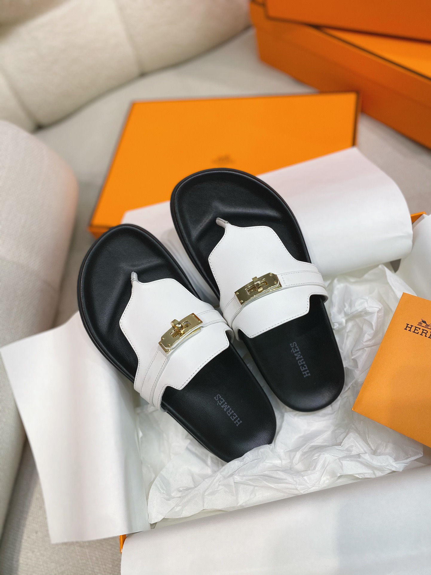 Hermes Kelly Empire Slippers Size 35-40