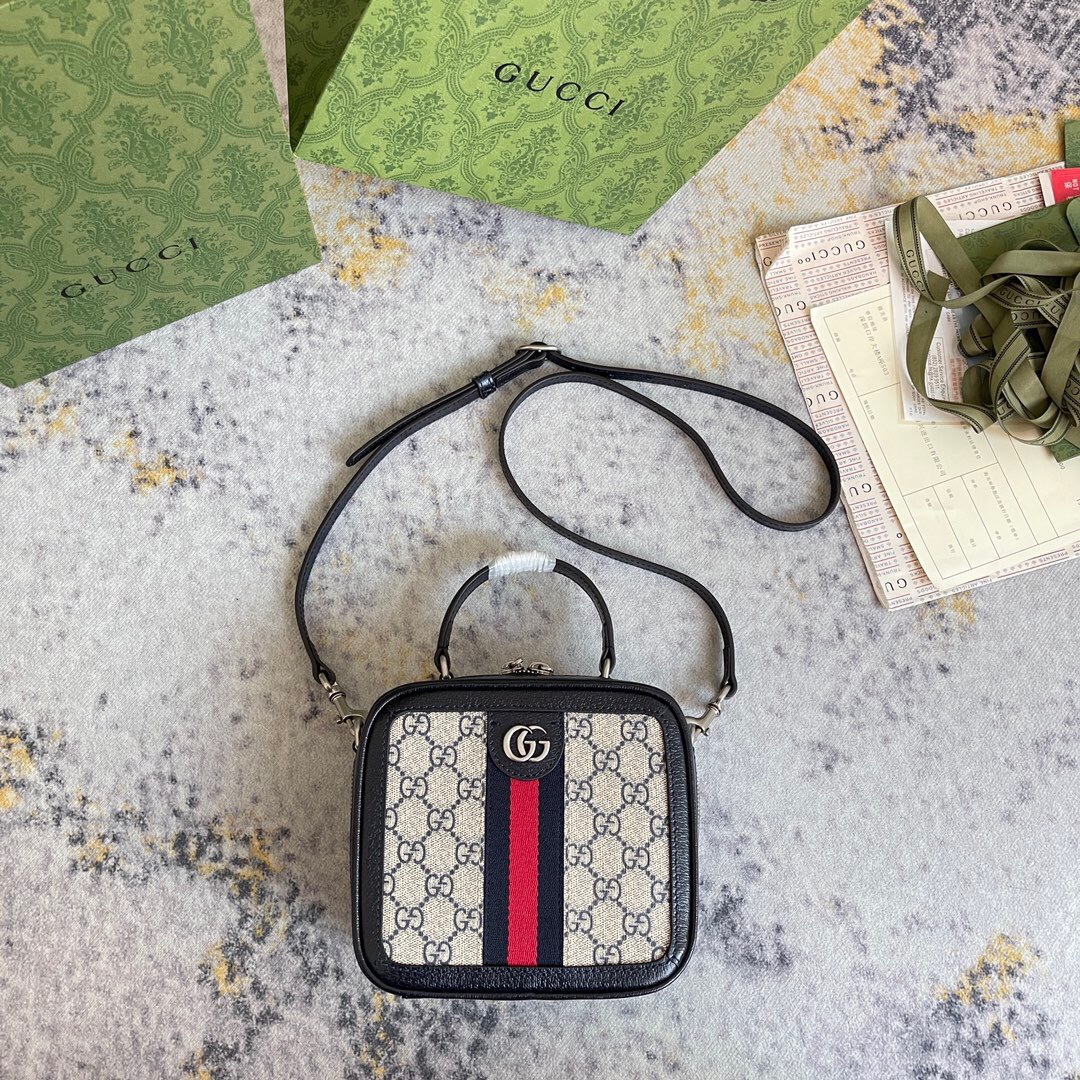 Gucci Ophidia GG Mini Shoulder Bags 17.5*16.5*9.5cm