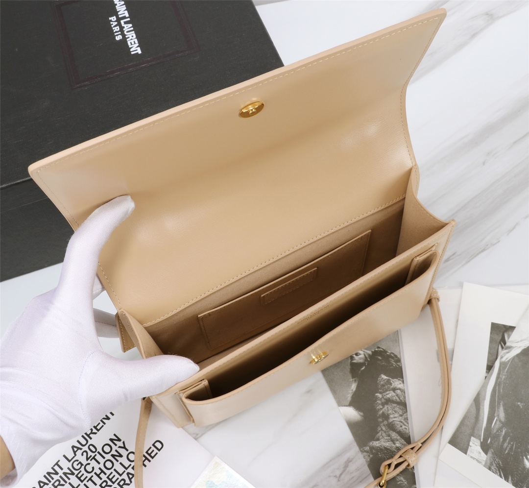 YSL Medium Sunset Women Shoulder Bags Size 25*18*5cm