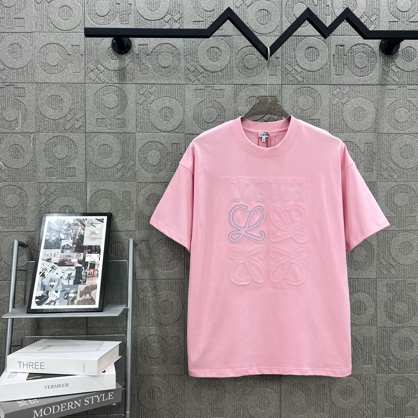Loewe T Shirt  Embroider Logo Size XS-L
