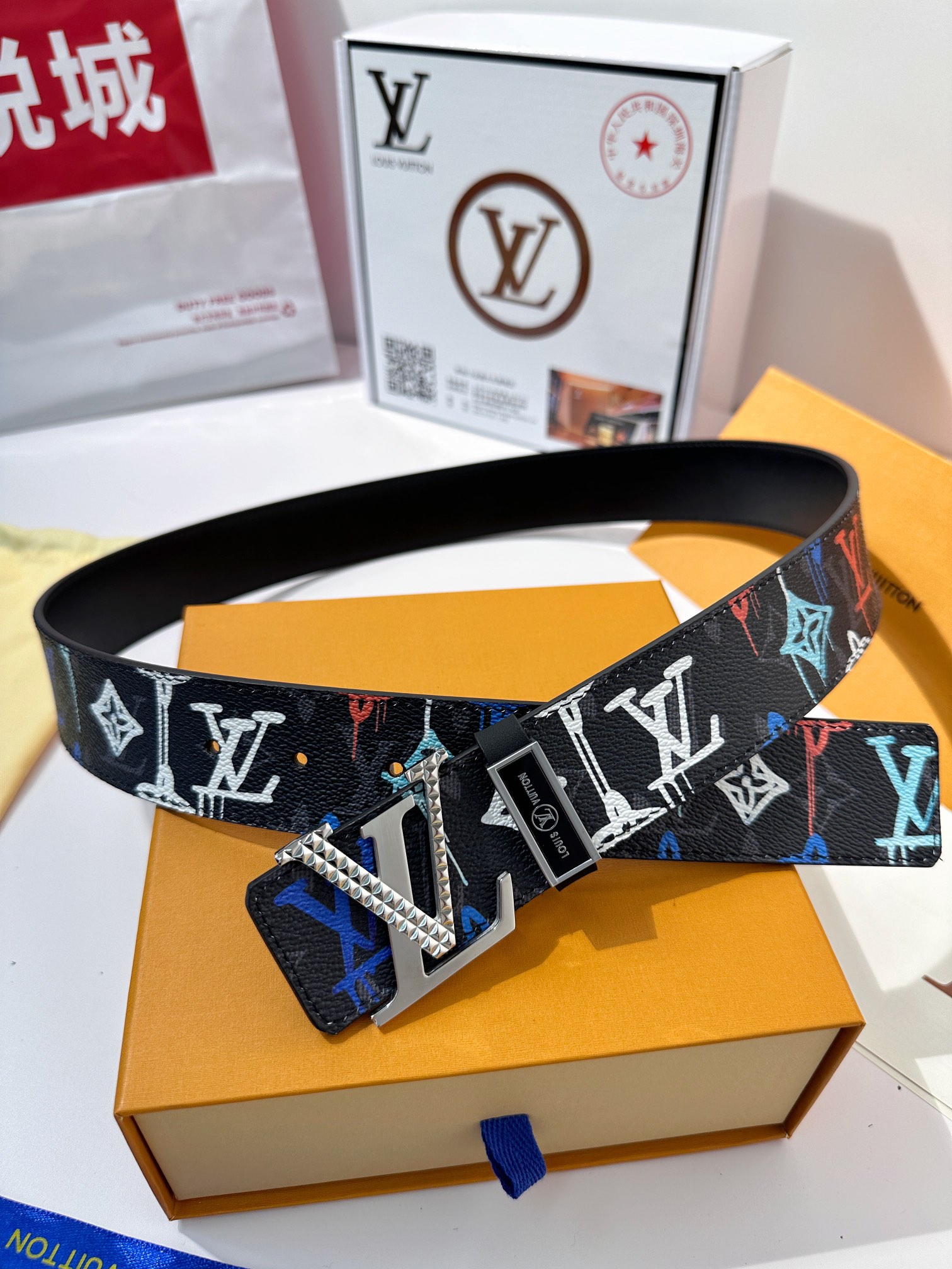 Louis Vuitton Men Belt Width 3.8cm