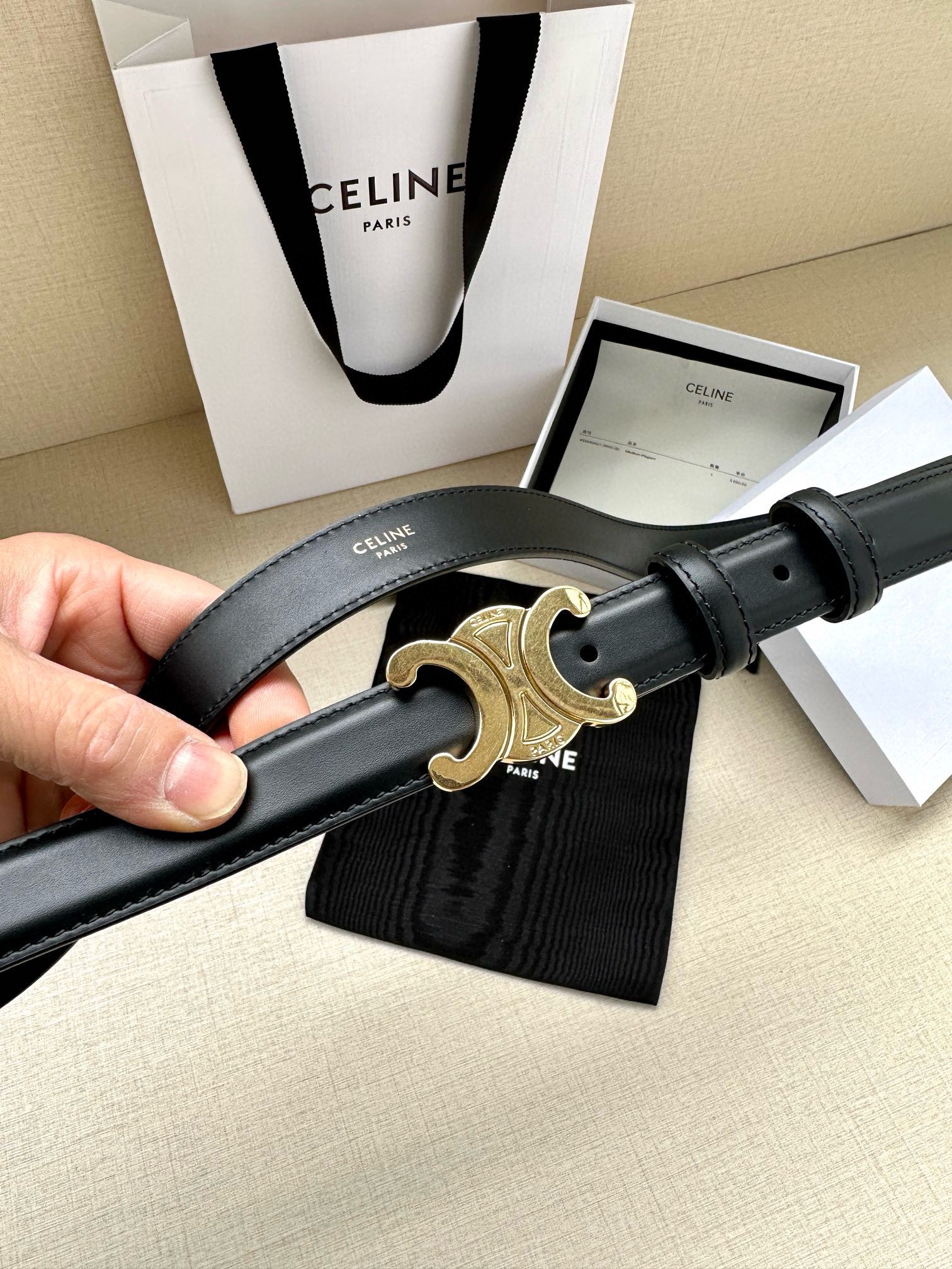 Celine Women Belt Width 2.5cm