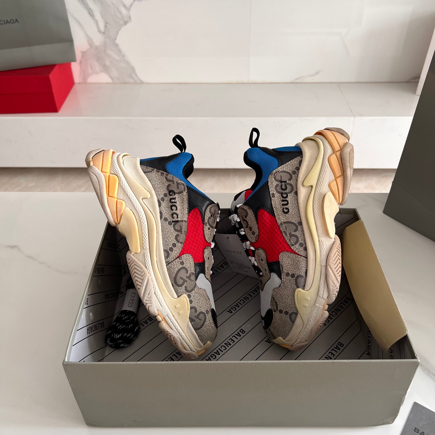Balenciaga & Gucci Triple S Sneaker Unisex Size 35-45
