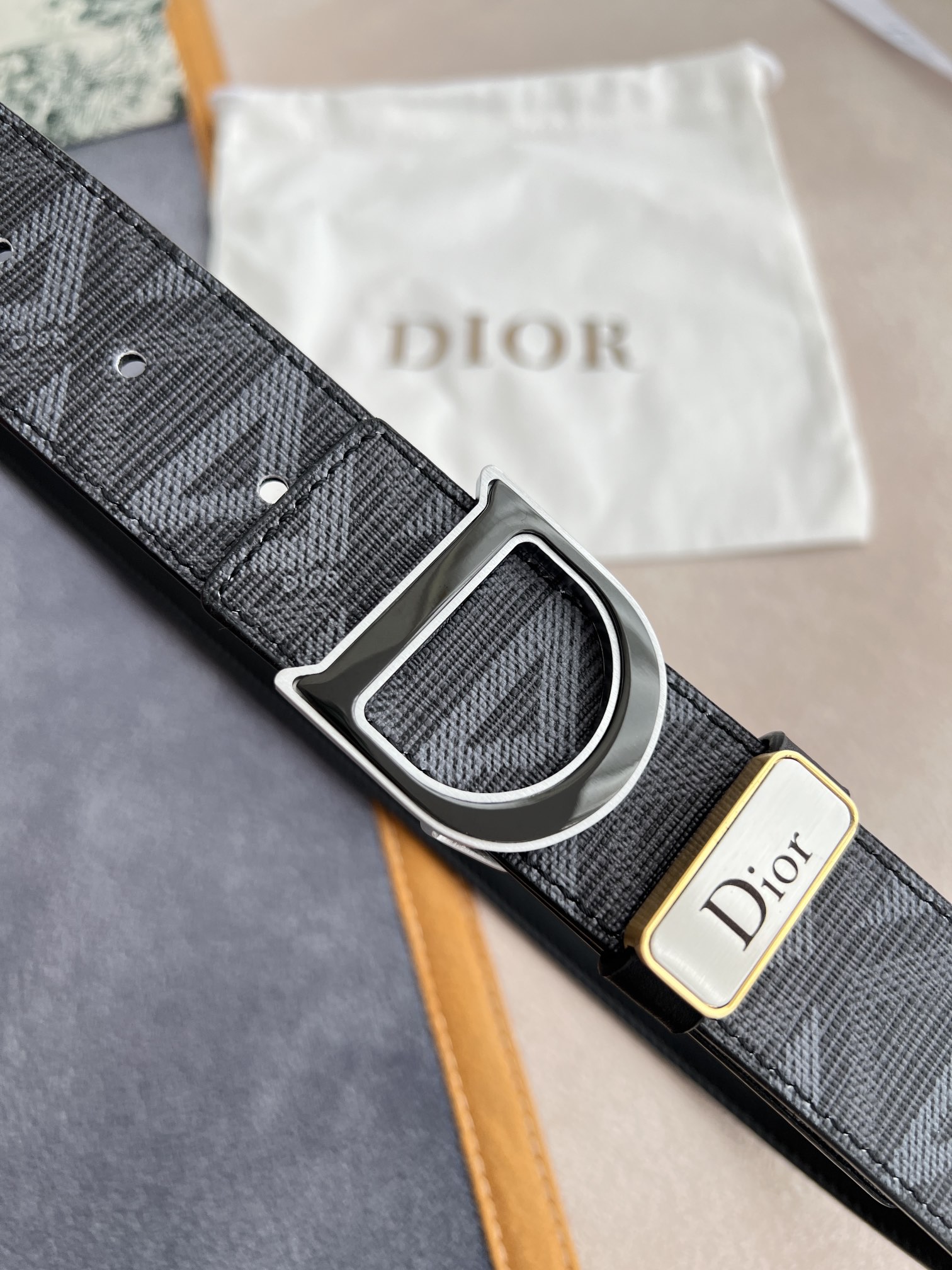 Dior Men Belt Width 3.5cm