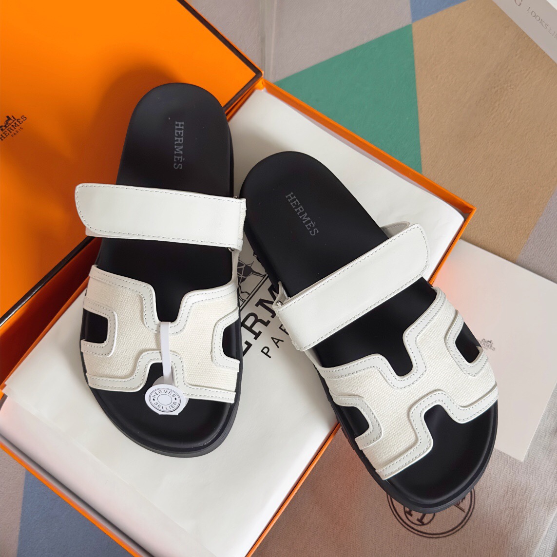 Hermes chypre Slippers Size 36-45