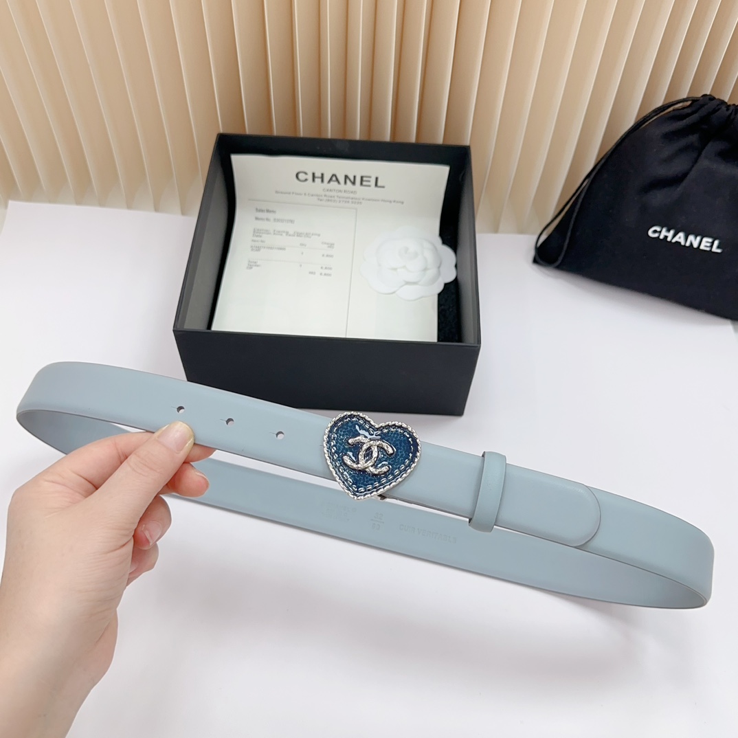 Chanel Women Belt Width 3cm