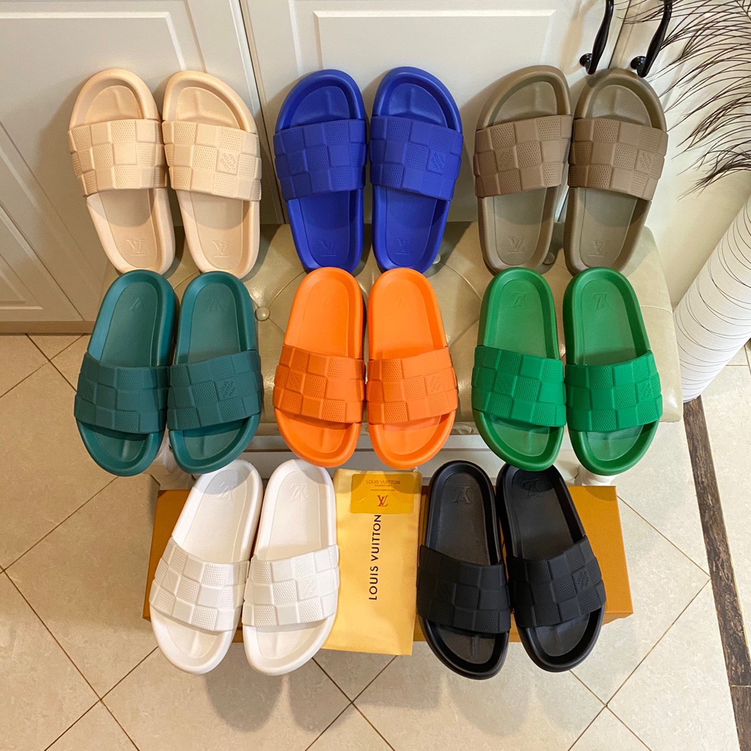 Louis Vuitton Waterfront Slippers Size 36-46 8-Color