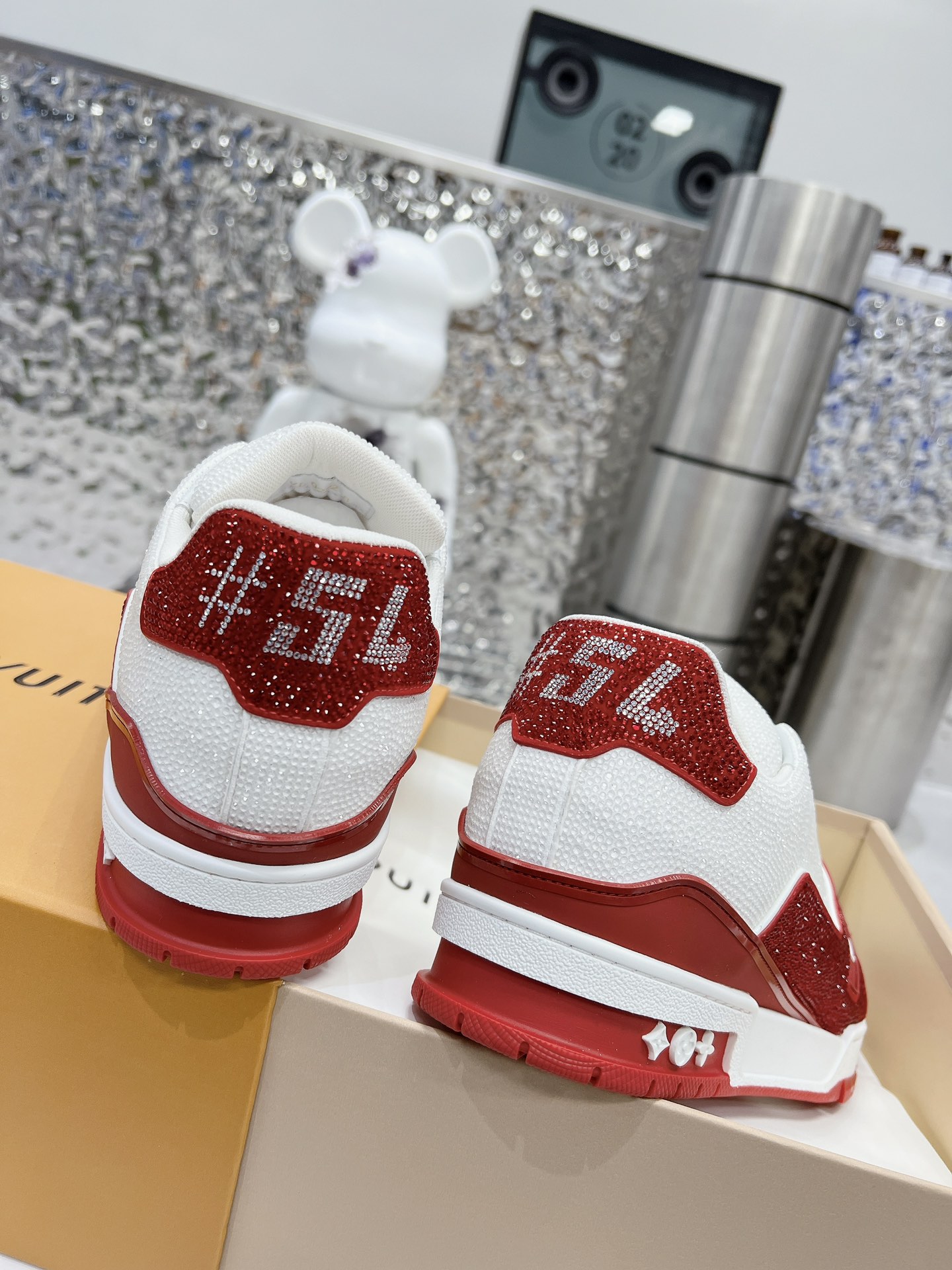 Louis Vuitton LV Trainer Diamond Sneaker Size 36-46