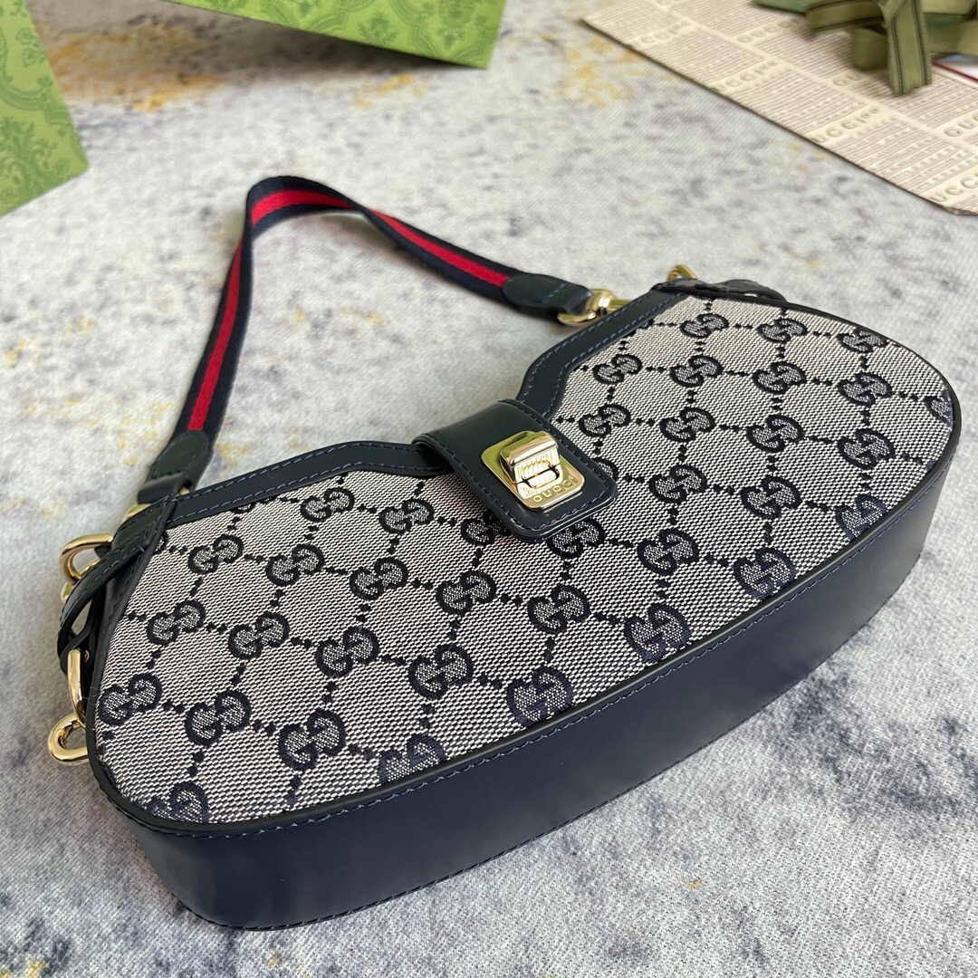 Gucci GG 786015 Moon side Women Shoulder Bags Size 24*12*5cm