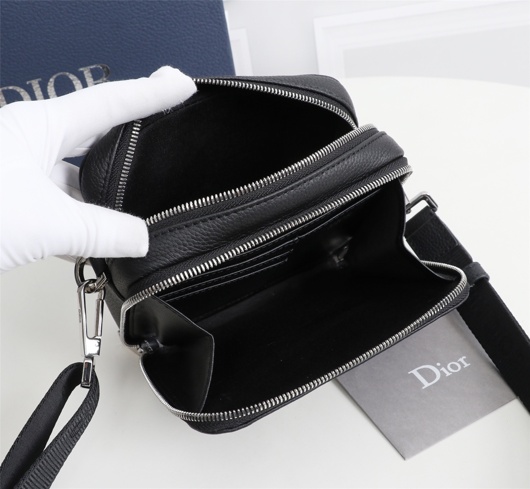 Dior Mens Shoulder Bags 17*12.5*5cm