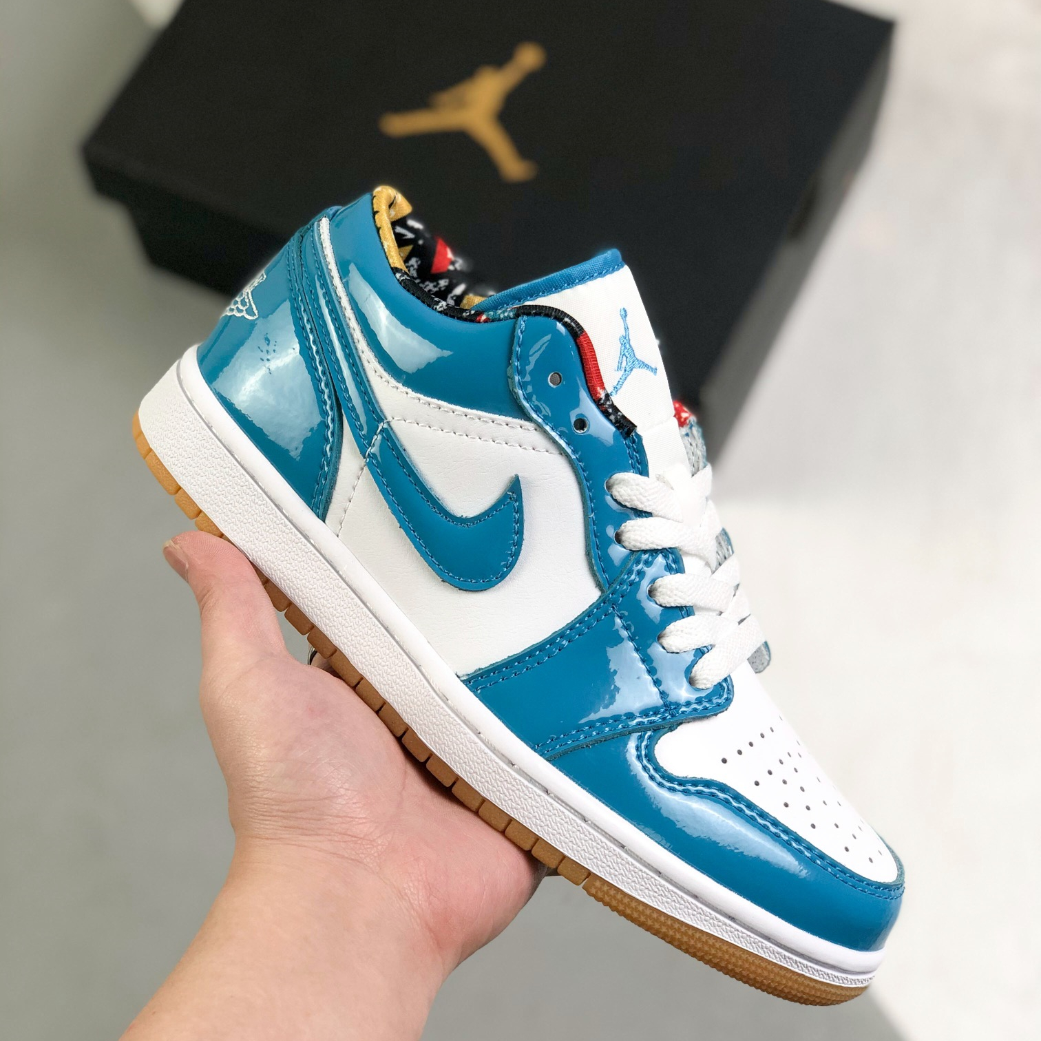 Nike Air Jordan 1 Low Top Sneakers Shoes Gr. 36-46