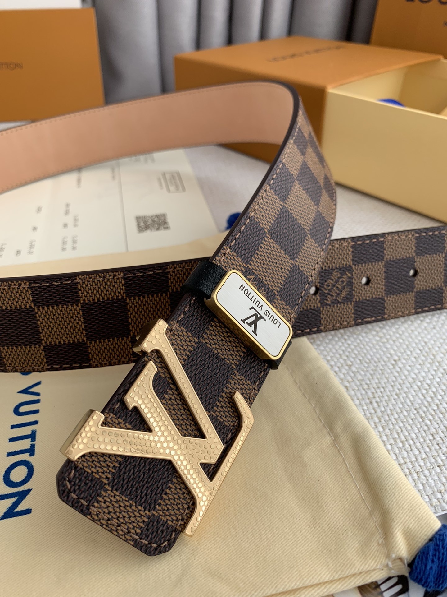 Louis Vuitton Men Belt Width 3.8cm