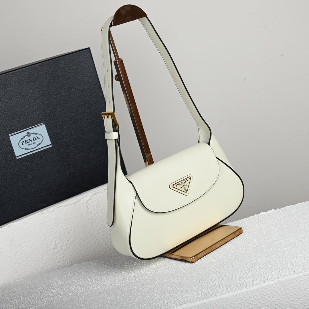 Prada 1BD358 Small Leather Shoulder Bags Size 25*15*5.5cm