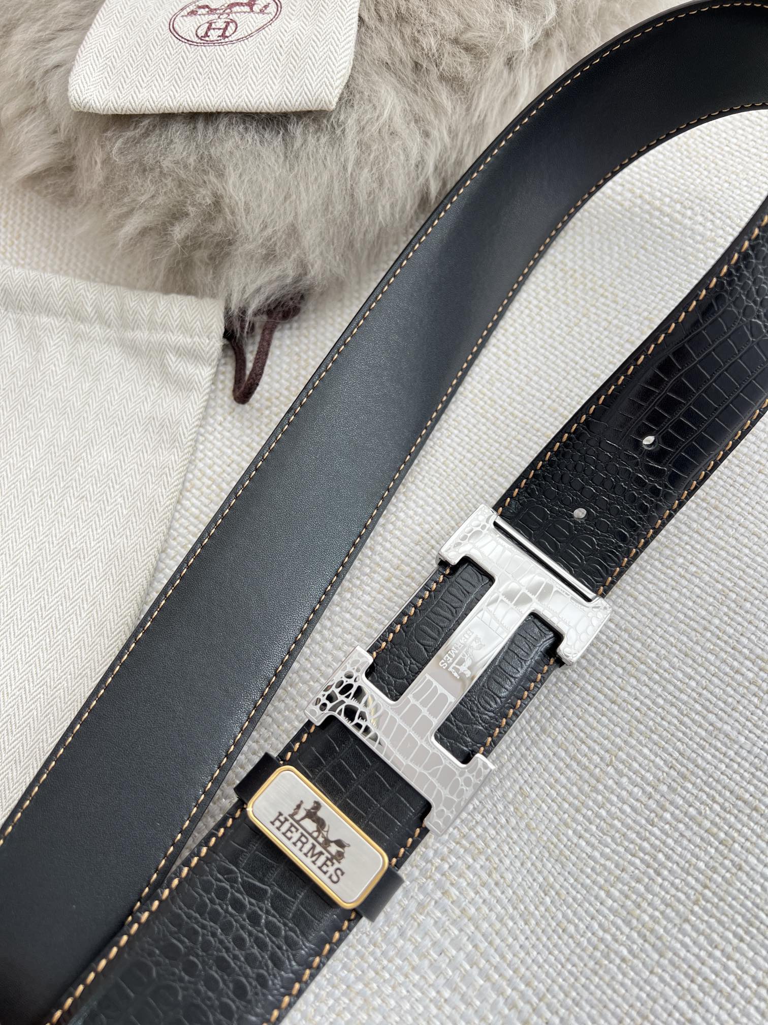 Hermes Men Belt Width 3.8cm