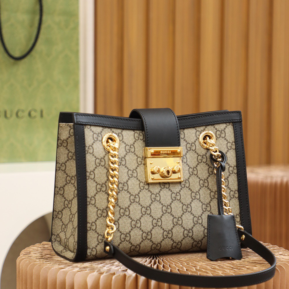 Gucci GG Supreme Padlock Women Shoulder Bags Size 26*18*10cm