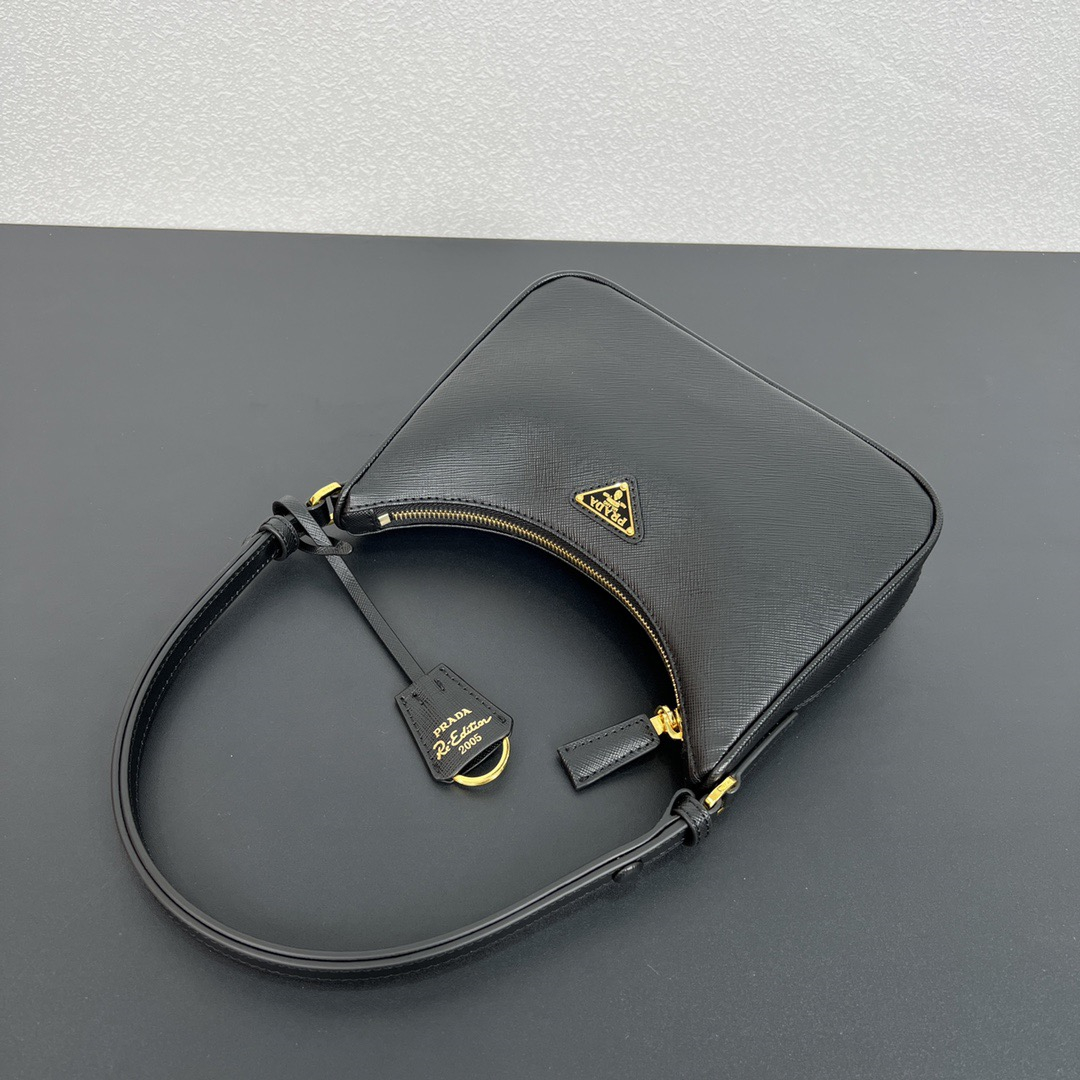 Prada 1BC204 Saffiano Leather Shoulder Bags Size 22*18*6cm