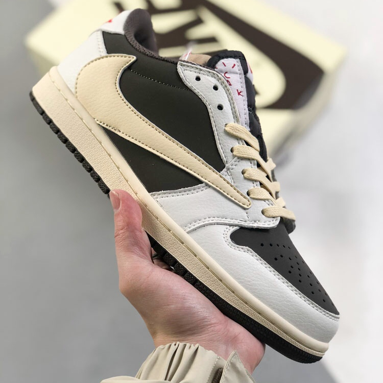 Nike Air Jordan 1 x Travis Scott Low Top Sneaker Shoes Gr. 36-46