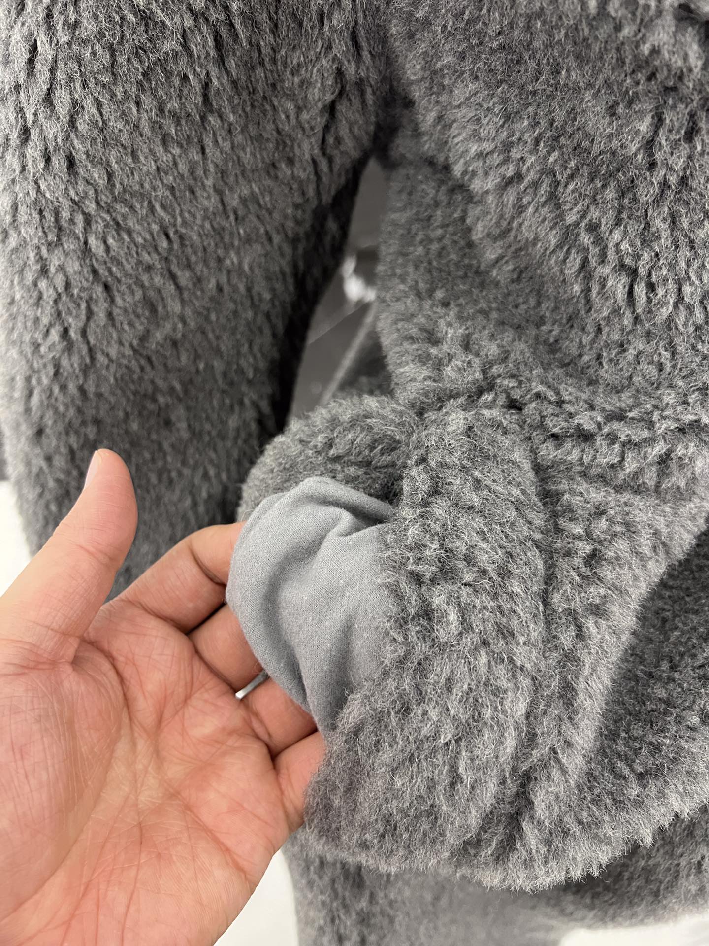 Max Mara Teddy fur long coat Size XS-M