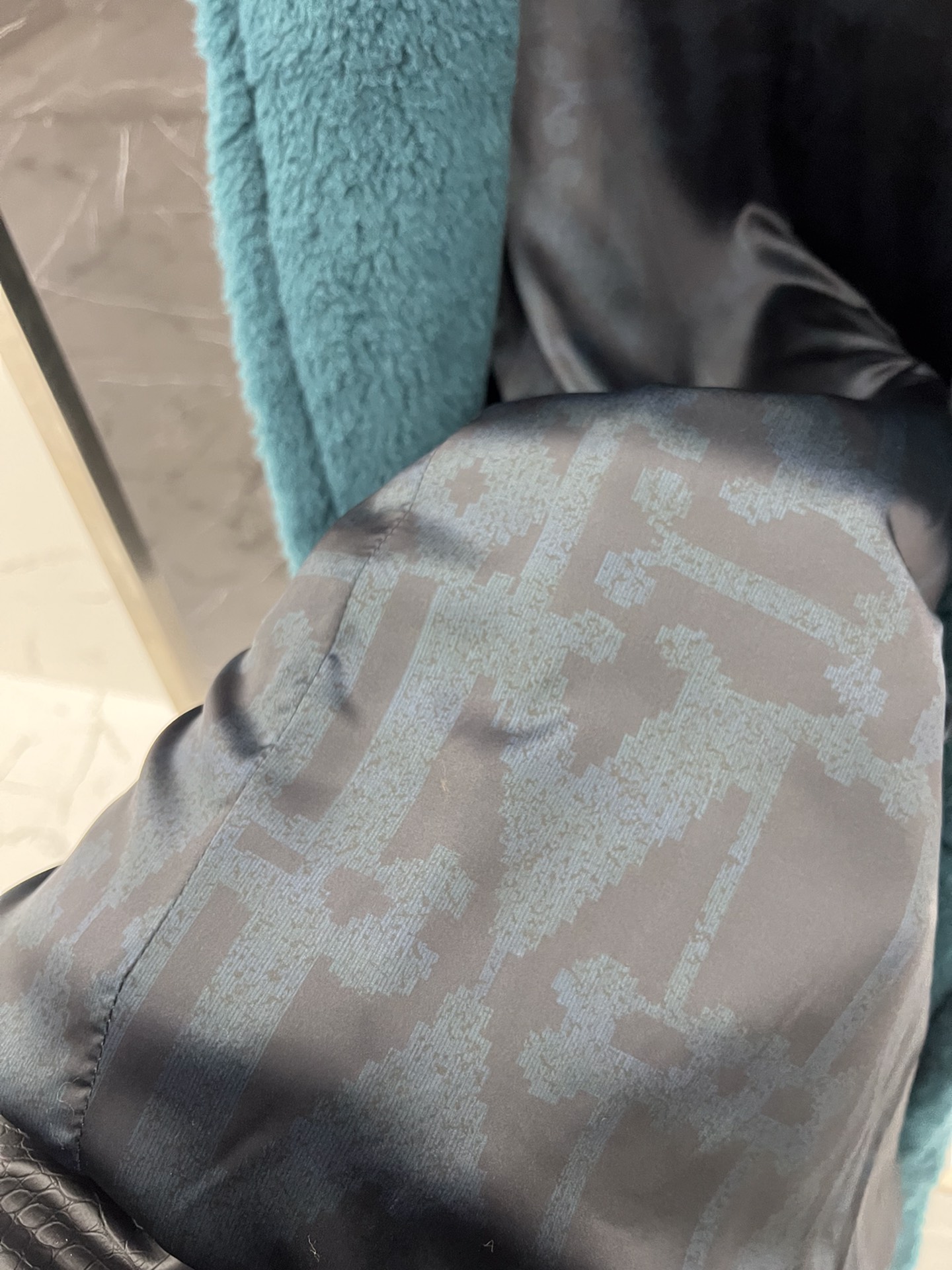 Max Mara Teddy fur long coat Size XS-M