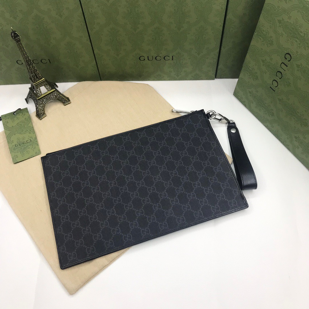 Gucci Pouch with Interlocking G Size 30.5*21*1.5cm Style 672953