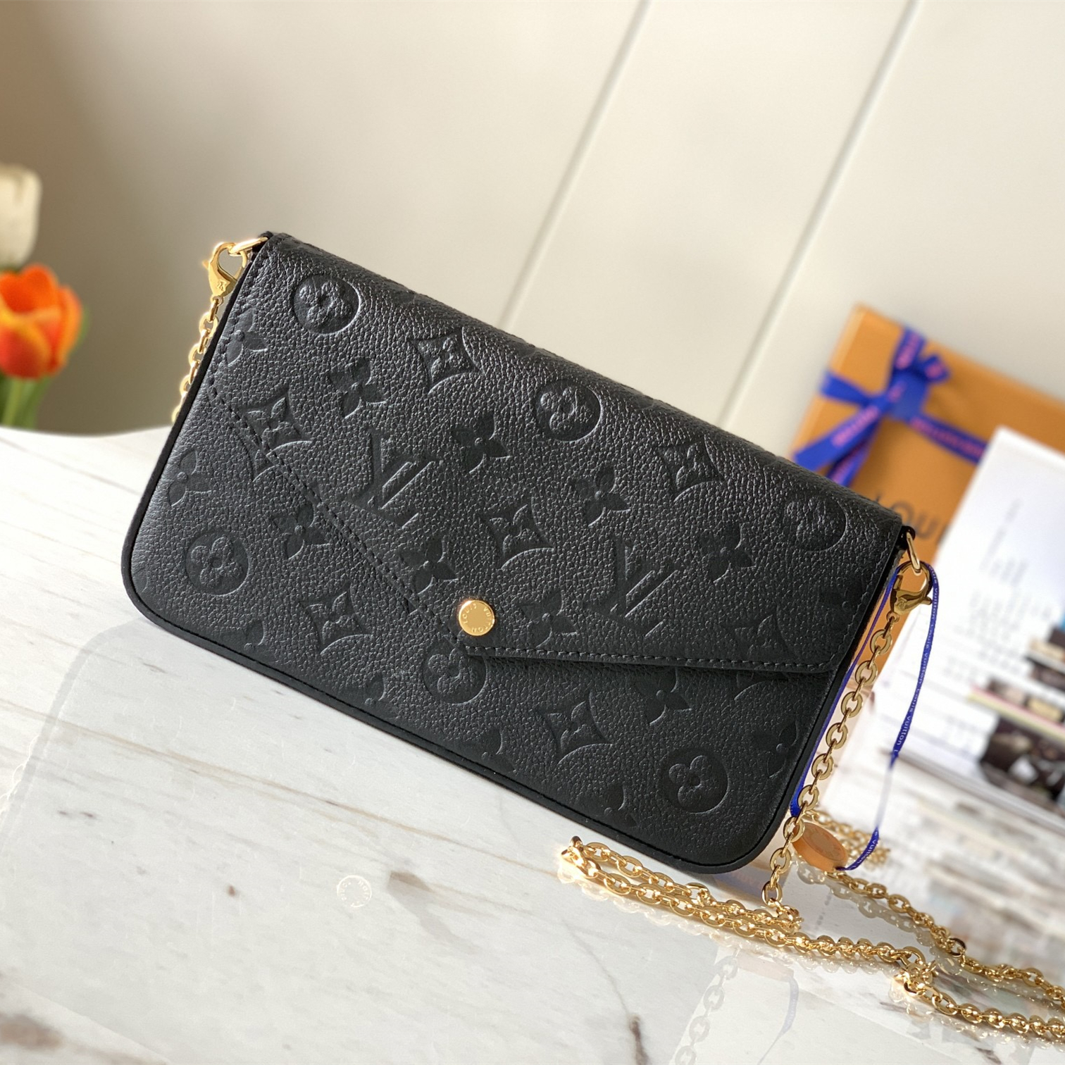 Louis Vuitton M64064 Félicie Pochette Women Bags Size 21*12*3cm