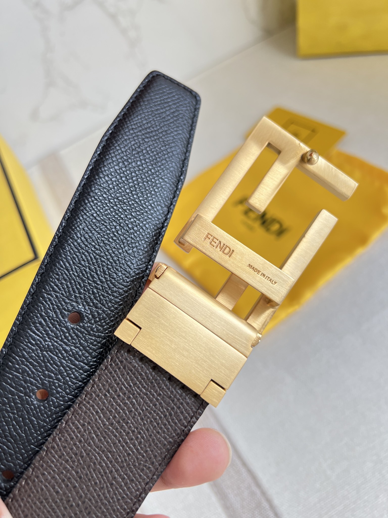 Fendi Men Belt Width 3.5cm
