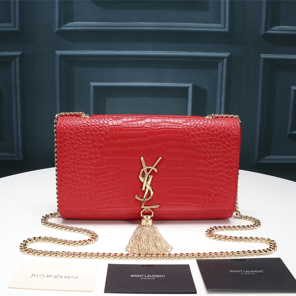 YSL Women Shoulder Bags Size 24*5.5*14.5cm