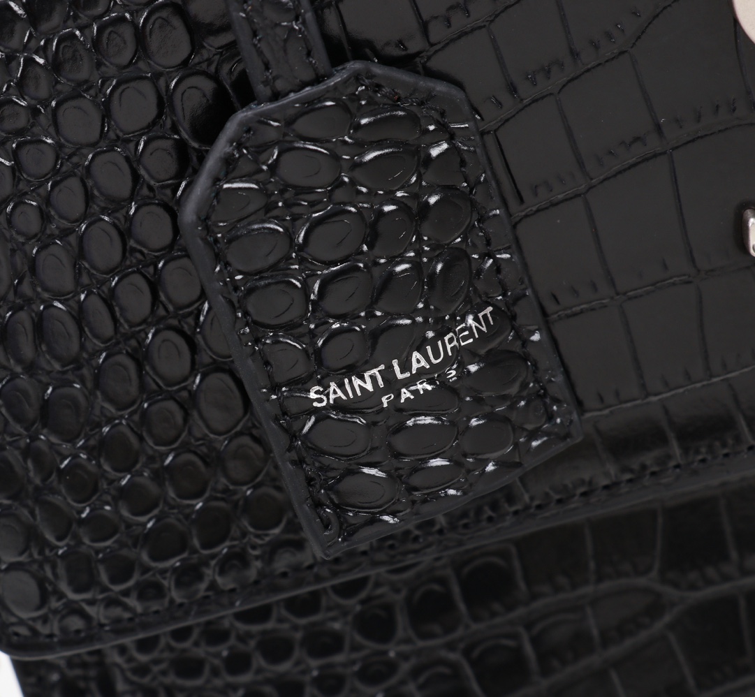 YSL Medium Sunset Women Shoulder Bags Size 25*18*5cm