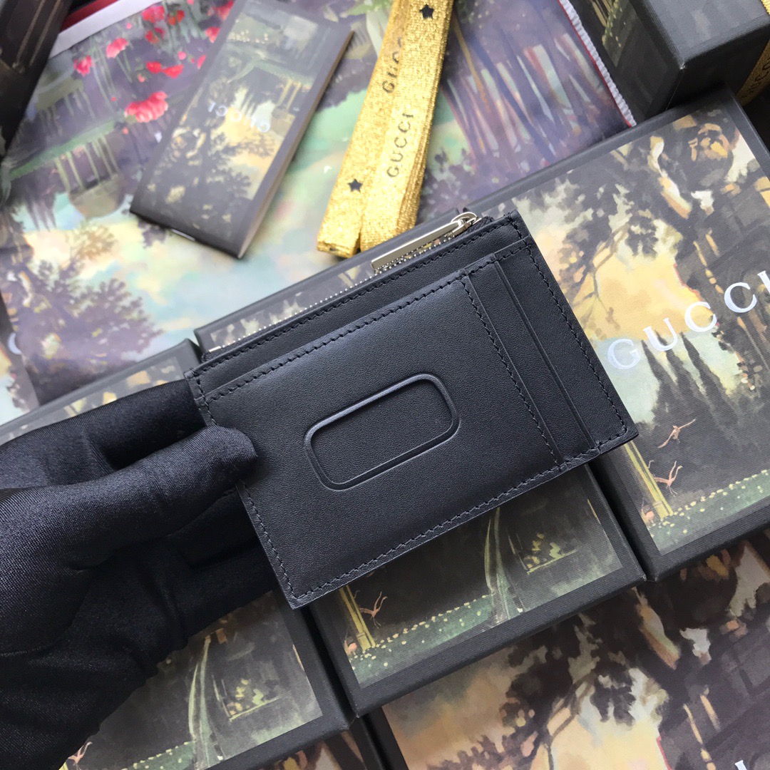Gucci GG Gucci Signature card case Size 11.5*8*2cm Style: 597560