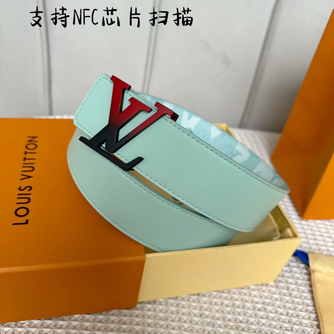 Louis Vuitton Men Belt Width 4cm