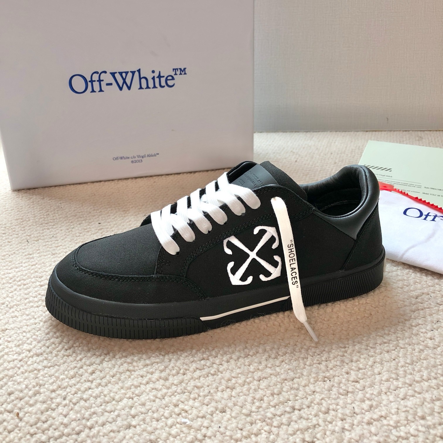 OFF White 2024ss New Low Vulcanized Sneaker Size 36-45