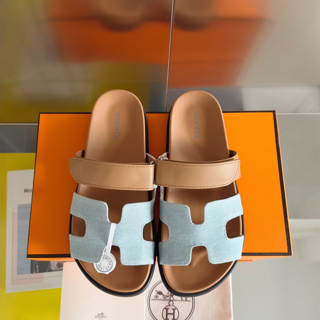 Hermes chypre Slippers Size 36-45