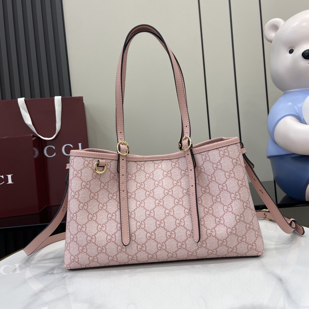Gucci GG Emblem Women Shopping Bags Size 30*18*11cm